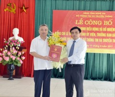 Bổ nhiệm nhân sự chủ chốt TP.HCM, Nghệ An