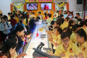 Giá vàng biến động thế nào trong các dịp vía Thần Tài