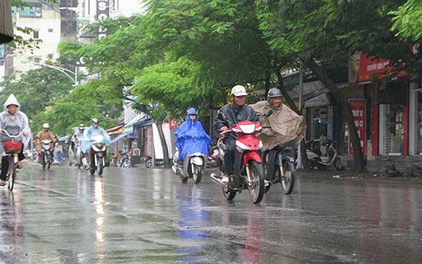 Thời tiết 5/10: Miền Trung có mưa rào và dông