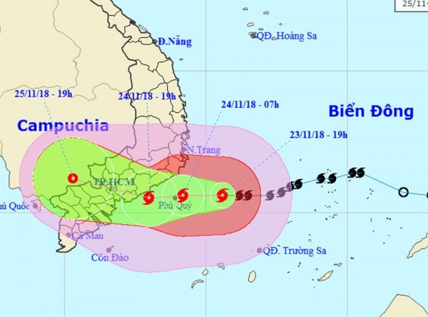 Dự báo thời tiết 24/11: Nín thở đợi bão số 9, Nam Bộ nguy cơ lốc...