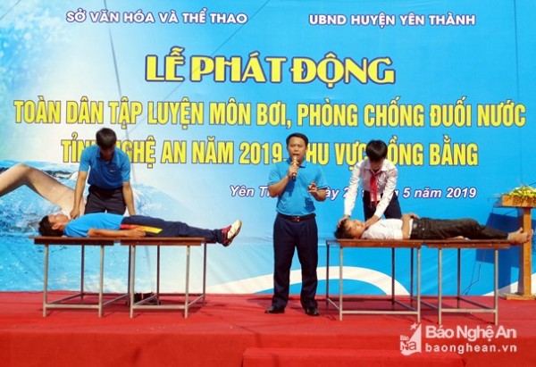 Nghệ An phát động toàn dân tập bơi, phòng chống đuối nước