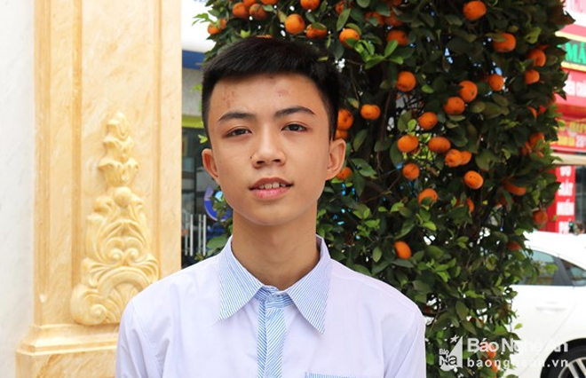 Thành tích ấn tượng của nam sinh Diễn Châu