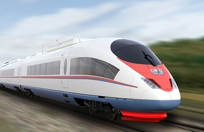 Tàu cao tốc Velaro RUS của Nga. Ảnh: Siemens