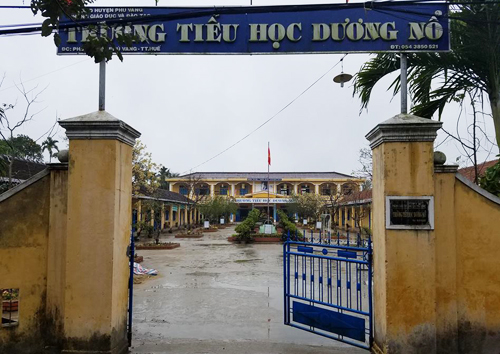 Trường Tiểu học Dương Nổ. Ảnh: Võ Thạnh