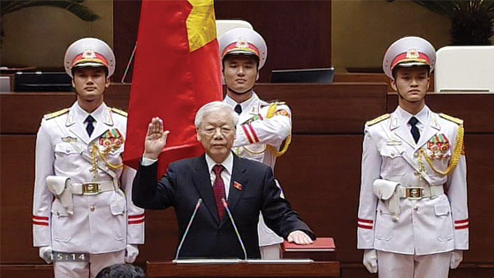 Chủ tịch nước Nguyễn Phú Trọng tuyên thệ nhậm chức