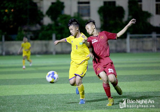 U13 SLNA kết thúc vòng loại với thành tích bất bại. Ảnh: Đức Anh