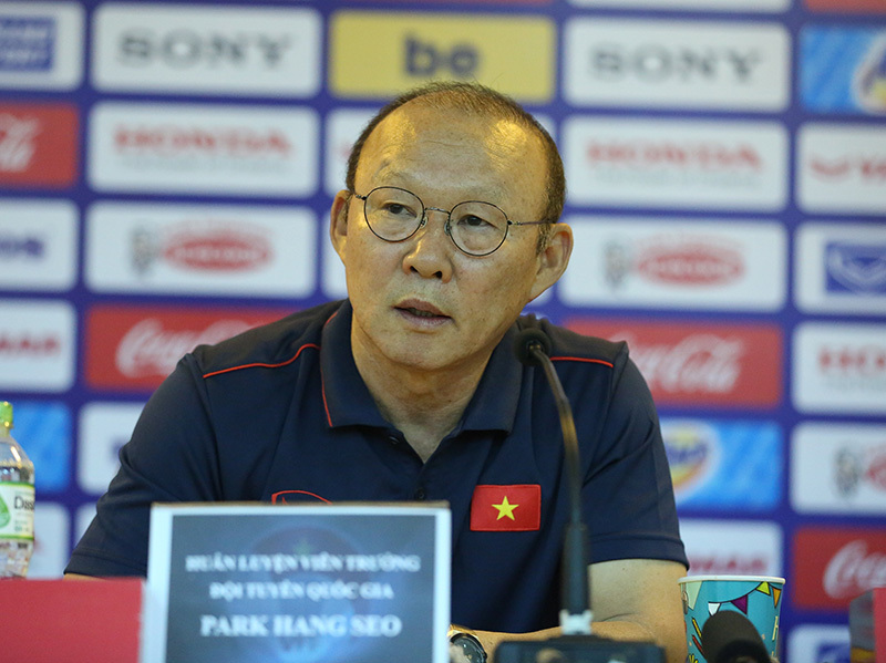 HLV Park Hang Seo. Ảnh S.N