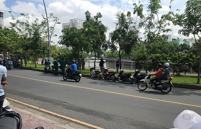 Hiện trường vụ việc.