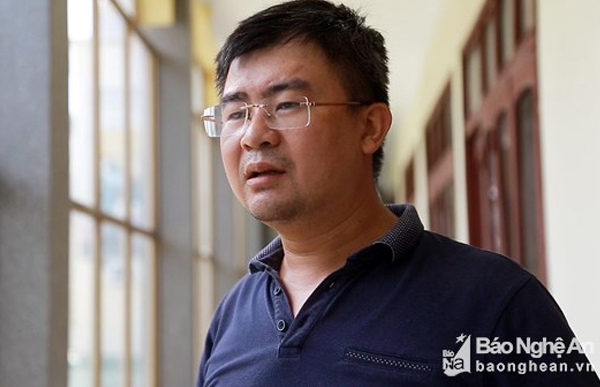 Ông Nguyễn Gia Trung, công dân phường Quán Bàu, TP. Vinh. Ảnh: Đào Tuấn