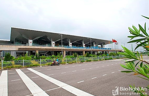 Một góc Cảng hàng không quốc tế Vinh.